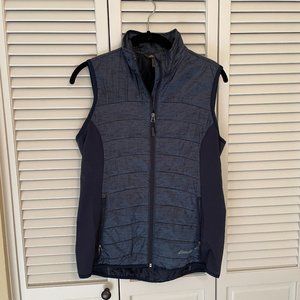 Eddie Bauer Ladies Vest Size Small Navy